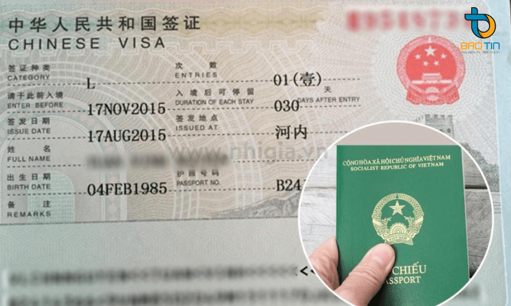 Visa Trung Quốc phổ biến