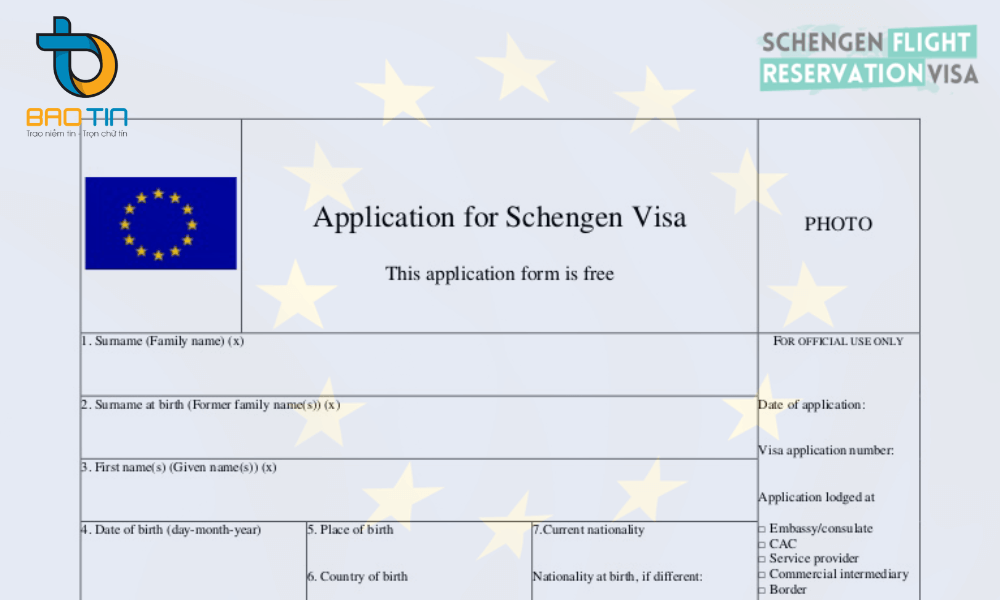 Hồ sơ xin visa Schengen